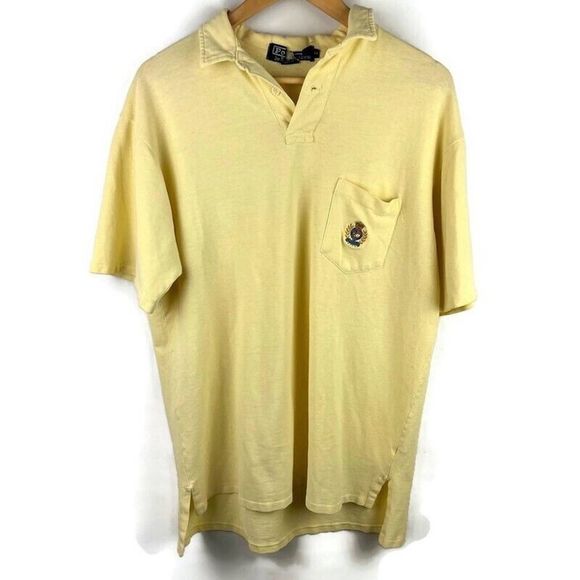 Polo Ralph Lauren Other - Ralph Lauren Polo Shirt Mens Medium Yellow Short Sleeve Preppy Casual